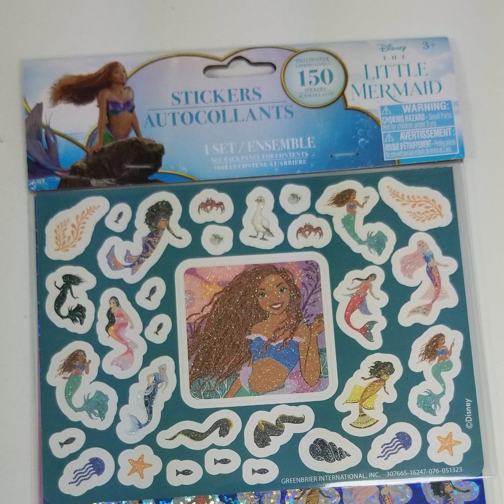 Disney Little Mermaid 150 stickers